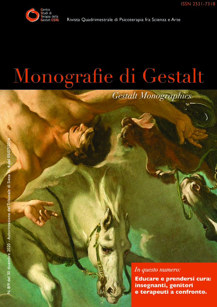 Copertina: Gestalt ed educazione n. 8/9